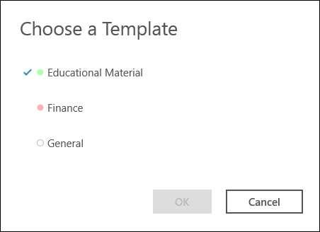 Choose a Template