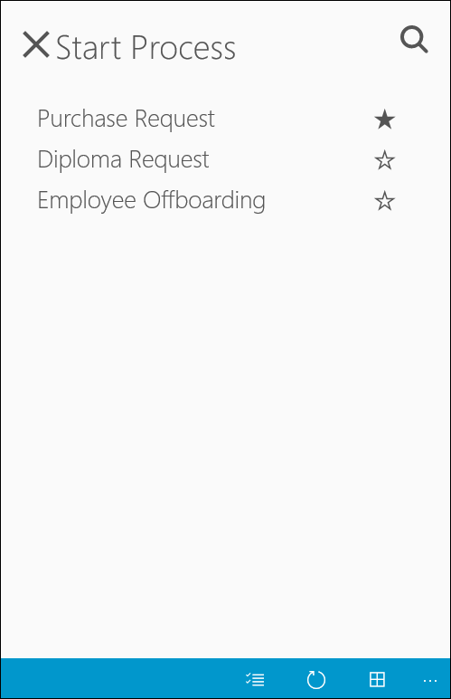 Press a form to fill it out. Fill Out Form list