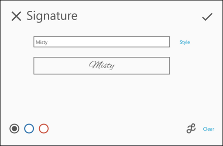 Signature Box