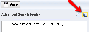 Advanced Search Syntax