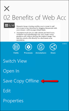 Save Copy Offline