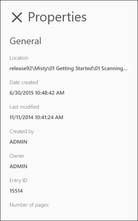 Document Properties