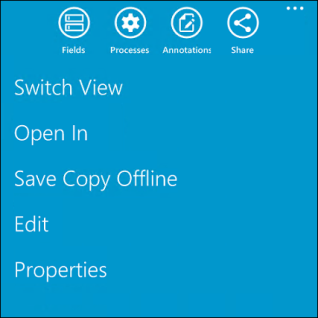 App bar