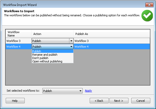 Importing Workflow Import Files