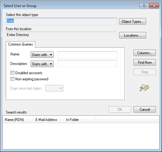 Permissions and Rights Node