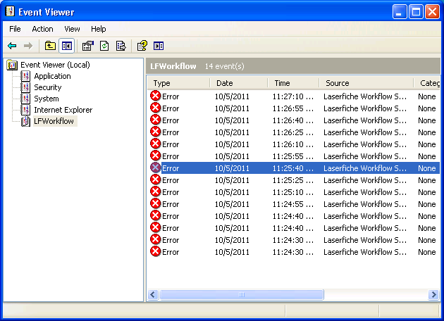 Windows Event Viewer