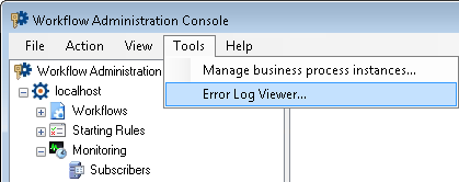 Error Logs Node
