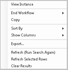 Search Results Pane